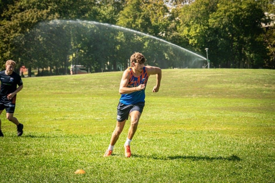 hunter sprinkler manual run all stations